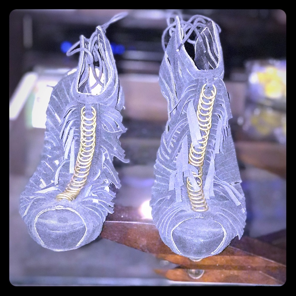 Fringe Ankle Bootie